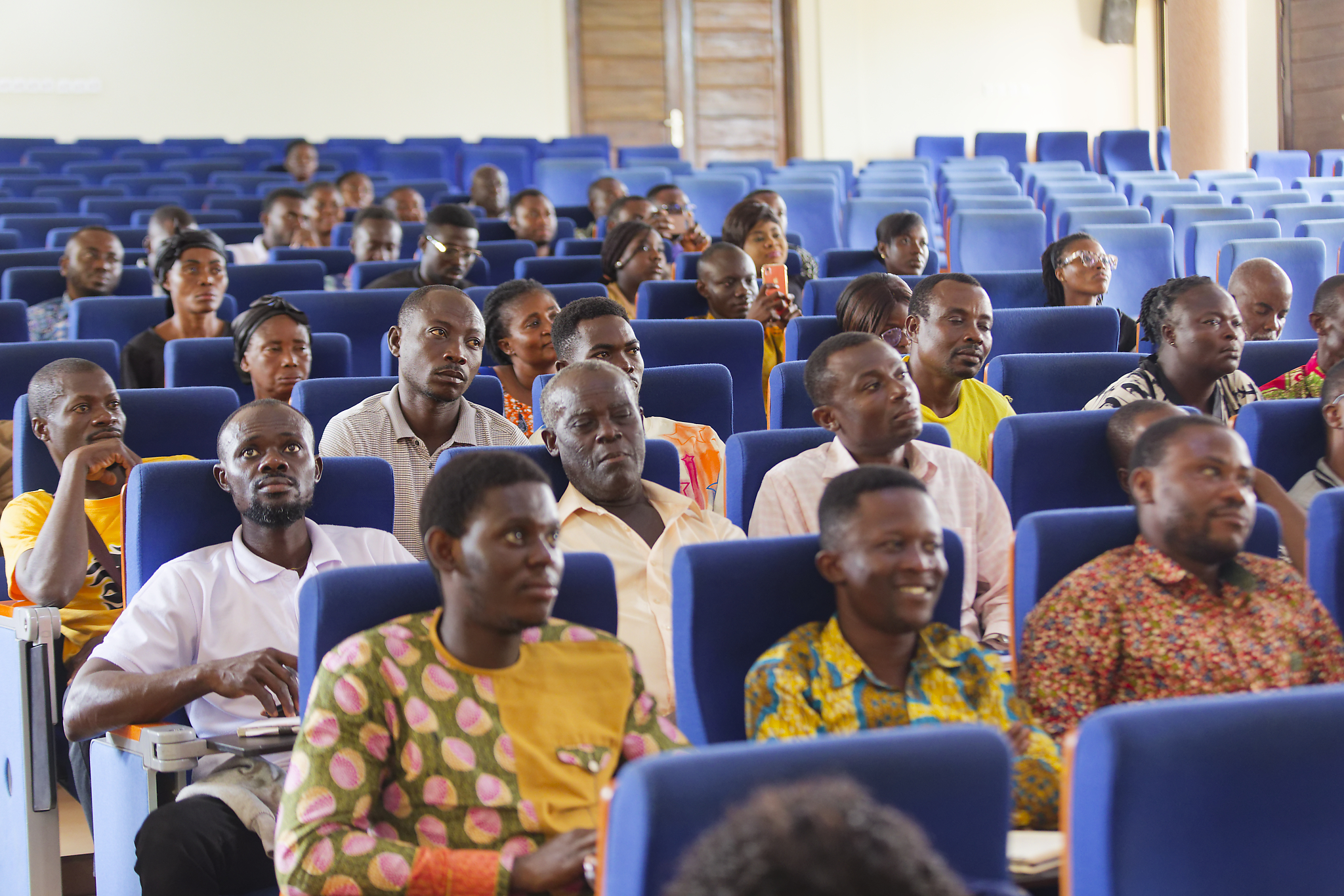 A cross-section of participants at the capacity building workshop