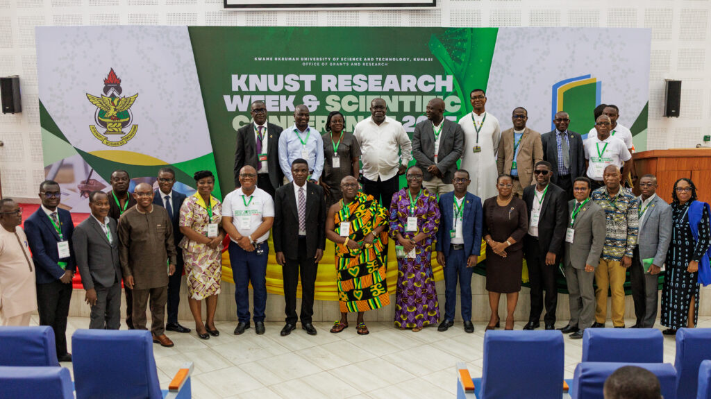 Prof. Jerry John Kponyo Calls for Science, Technology & Innovation Driven Transformation at KNUST Research Week 2025