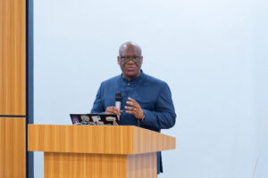 Prof. Kponyo delivering his closing remarks
